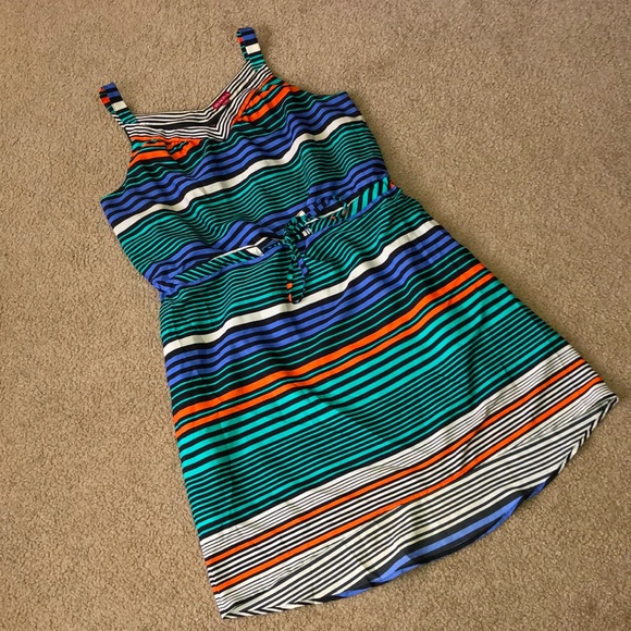 Merona Dresses & Skirts - Striped colorful dress